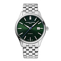 Frederique Constant Frederique Constant Classics FC-303GR5B6B, Automaat, 40 mm, staal/staal, donkergroene wijzerplaat, datum, 5ATM.