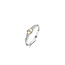 Ti Sento Milano TI SENTO MILANO 12305MW Zilver gerhodineerde ring met verguld en parelmoer zirconia