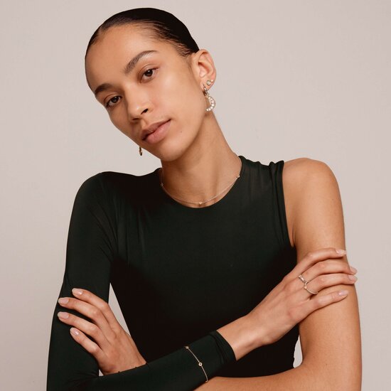 Ti Sento Milano TI SENTO MILANO 12306ZY Zilver gerhodineerde ring, getorst met vergulde zetrand en zirconia