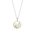 Ti Sento Milano TI SENTO MILANO 6826CN Zodiac cliphanger Steenbok, zilver verguld met parelmoer en zirconia's (incl collier)