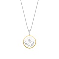 Ti Sento Milano TI SENTO MILANO 6826CN Zodiac cliphanger Steenbok, zilver verguld met parelmoer en zirconia's (incl collier)