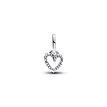 Pandora PANDORA ME 793048C00 Heart sterling silver mini dangle