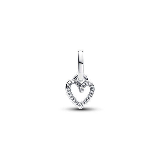 Pandora PANDORA ME 793048C00 Heart sterling silver mini dangle