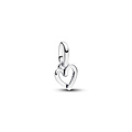 Pandora PANDORA ME 793048C00 Heart sterling silver mini dangle