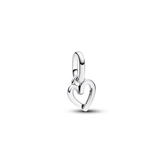 Pandora PANDORA ME 793048C00 Heart sterling silver mini dangle
