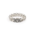 Buddha to Buddha BUDDHA TO BUDDHA 208 Nathalie Small Texture Bracelet Silver