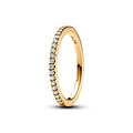 Pandora PANDORA 162999C01 14k Gold-plated ring with zirconia