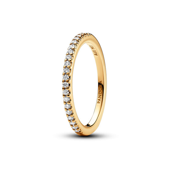 Pandora PANDORA 162999C01 14k Gold-plated ring with zirconia