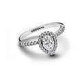 Pandora PANDORA 192835C01 Sterling silver ring with pear-shaped zirconia