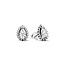 Pandora PANDORA 292834C01 Sterling silver stud earrings with pear-shaped zirconia