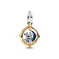 Pandora PANDORA Disney Mickey and Minnie sterling silver and 14k gold-plated spinning dangle