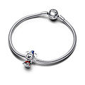 Pandora PANDORA Disney 792954C01 Mickey Mouse sterling silver charm with zirconia, red blue and black enamel