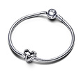 Pandora PANDORA 792829C00 Hearts sterling silver charm with stars