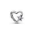 Pandora PANDORA 792829C00 Hearts sterling silver charm with stars