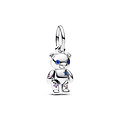 Pandora PANDORA 792986C01 Teddy bear sterling silver dangle with fancy fairy tale pink zirconia