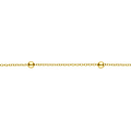 Blush BLUSH 14krt geelgouden bolletjesarmband, 19 cm, 2224YGO