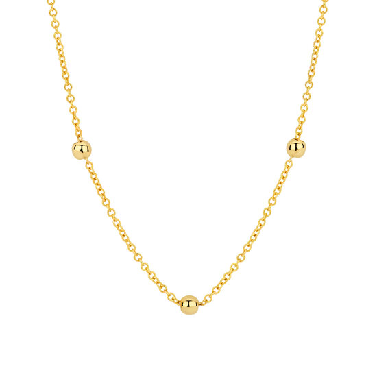 Blush BLUSH 14krt geelgouden bolletjescollier, 42 cm, 3145YGO