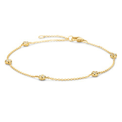 BLUSH 14krt gouden armband met zirconia's 2213YZI