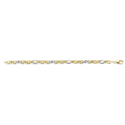 Fjory witgouden/geelgouden armband 41-FANK0619 | 19cm