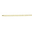 Fjory Fjory Fantasie gourmet armband 5 mm 40-FG0519 14krt geelgoud met zilveren kern, 19 cm