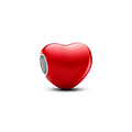 Pandora PANDORA 793087C01 Heart sterling silver charm with color changing red enamel