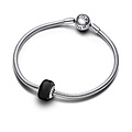 Pandora PANDORA 793117C00 Sterling silver charm with black Murano glass