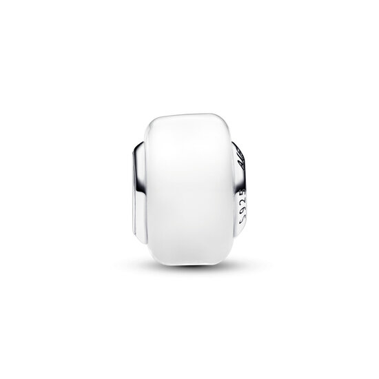 Pandora PANDORA 793118C00 Sterling silver charm with white Murano glass