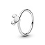 Pandora PANDORA DISNEY 197508 Zilveren ring met oren Mickey Mouse, silhouette, puzzelring, LAATSTE RING