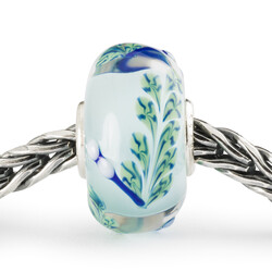 TROLLBEADS TGLBE-20406 Glasbedel: Blauwe Wilg