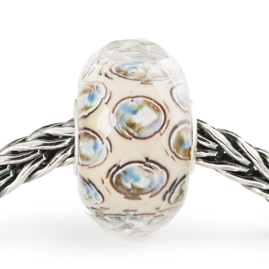 Trollbeads TROLLBEADS TGLBE-30137 Glasbedel: Druppels van Vriendelijkheid (Tuin van Verzorging en Aandacht set) (retired)