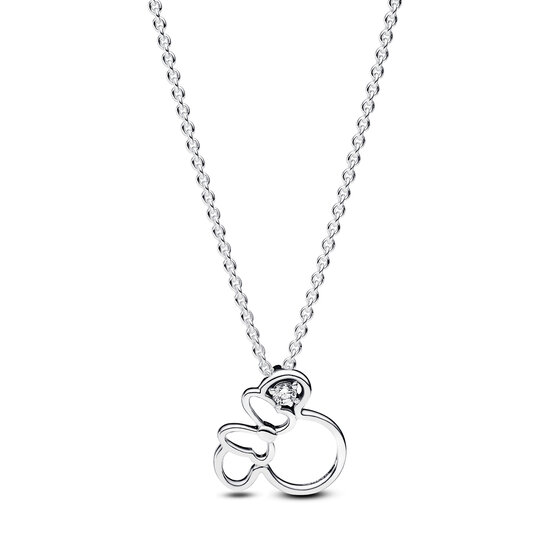 Pandora PANDORA DISNEY 393187C01 Minnie Mouse sterling silver collier with zirconia