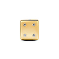 Pandora PANDORA SHINE 761269C01 Dice 14k gold-plated charm with zirconia