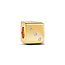 Pandora PANDORA SHINE 761269C01 Dice 14k gold-plated charm with zirconia