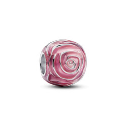 PANDORA 793212C01 Pink rose sterling silver charm