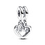 Pandora PANDORA 793232C01 Hearts sterling silver splittable dangle with zirconia