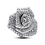 Pandora PANDORA 793245C01 Oversize rose sterling silver charm with zirconia