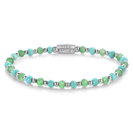 Rebel&Rose Rebel&Rose RR-40144-S Blue Green Adventure - 4mm