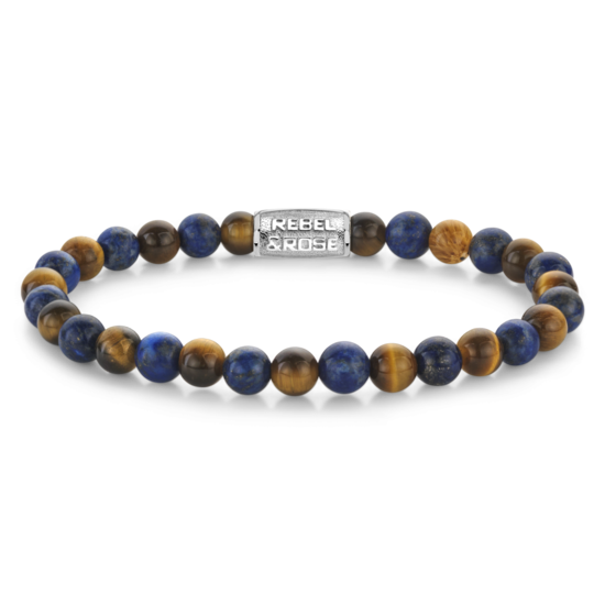 Rebel&Rose Rebel&Rose RR-60133-S Mix Tiger Lapis - 6mm