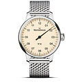 MeisterSinger MeisterSinger No1 AM3303 /43 mm Milanees Stalen band