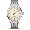 MeisterSinger MeisterSinger No3 AM903 /43mm Milanees Stalen band