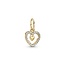 Pandora PANDORA 759142C01 14krt Gold Heart dangle with zirconia