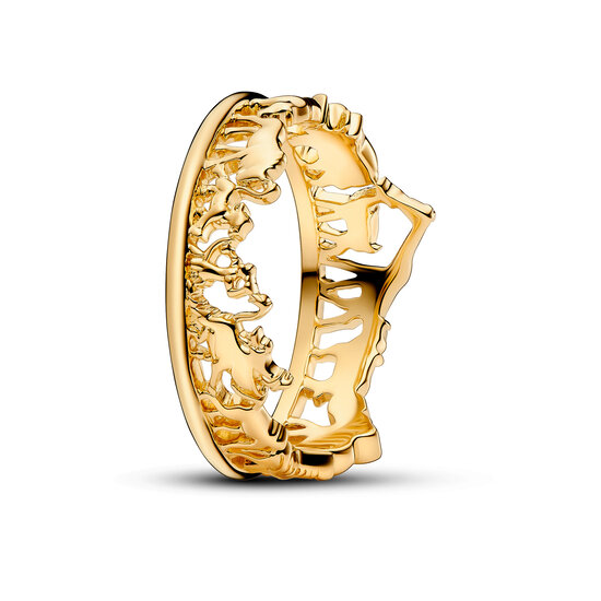 Pandora PANDORA DISNEY 163362C00 The Lion King 14k gold-plated ring