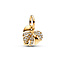 Pandora PANDORA SHINE 763349C01 Monstera leaf 14k gold-plated dangle
