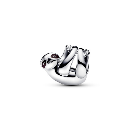 Pandora PANDORA 793331C01 Sloth sterling silver charm with brown and black enamel