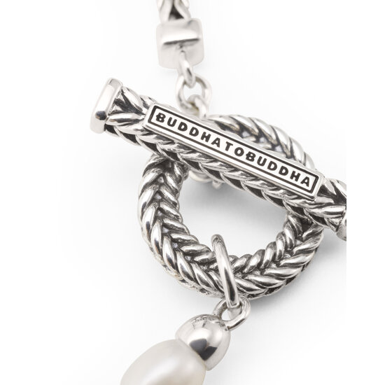 Buddha to Buddha BUDDHA TO BUDDHA 139 Barbara Mini Pearl Bracelet Silver