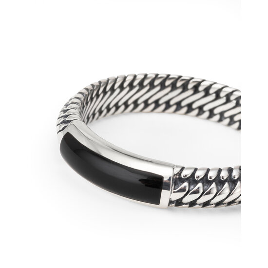 Buddha to Buddha BUDDHA TO BUDDHA 613ON Ben Mini Gemstone Ring Silver Onyx