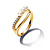 Pandora PANDORA 163258C01 14k Gold-plated ring with pearl