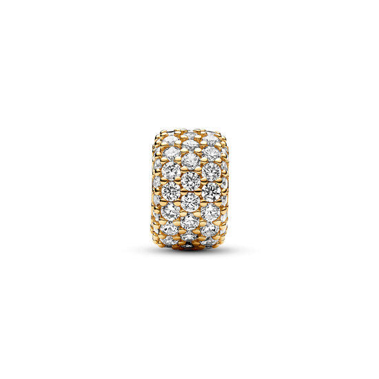 Pandora PANDORA 762820C01 SHINE 14k Gold-plated charm with zirconia