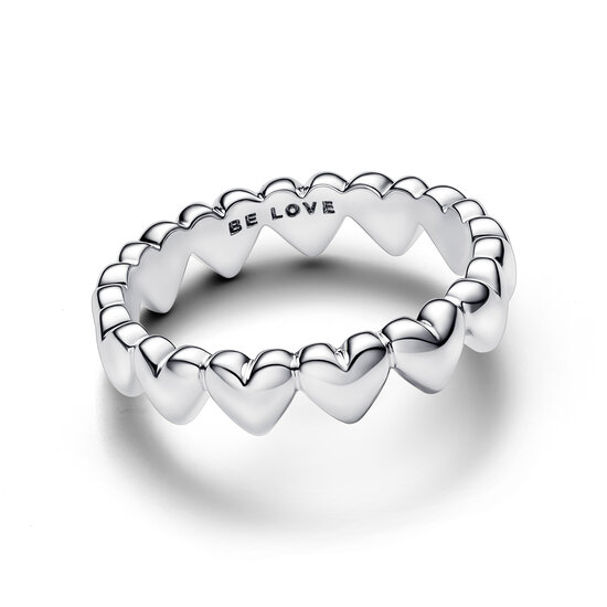Pandora PANDORA 193427C00 Hearts sterling silver ring