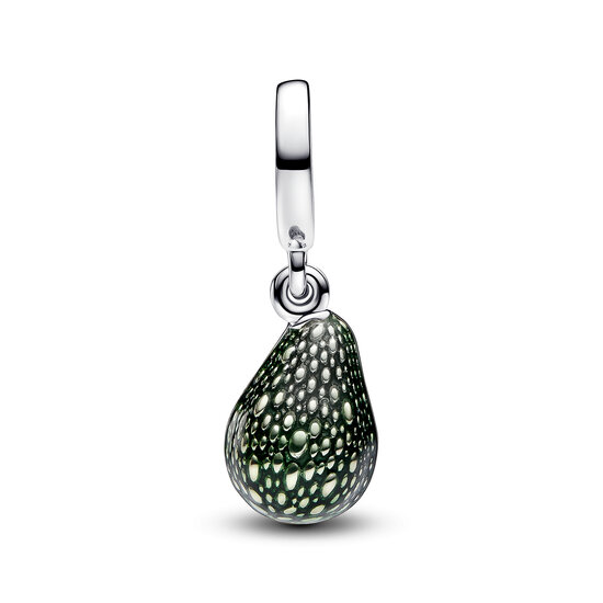 Pandora PANDORA 763405C01 Avocado sterling silver and 14k gold-plated dangle with transperent green, apple green and lime green enamel